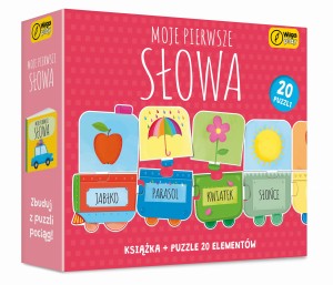 Książka i puzzle 20: Moje pierwsze słowa