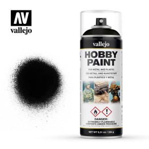 Vallejo: 400ml Spray - Black