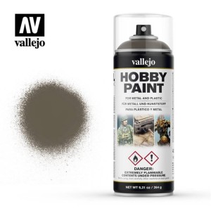 Vallejo: 400ml Spray - UK Olive Drab