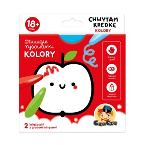 CzuCzu: Dłuuugie rysowanki - Chwytam kredkę – Kolory 18m