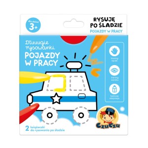 CzuCzu: Dłuuugie rysowanki – Pojazdy w pracy 3+