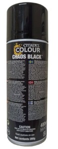 Citadel Colour: Chaos Black Spray
