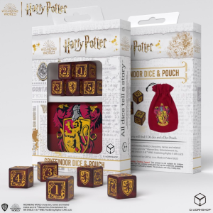 Zestaw kości i mieszek Harry Potter - Gryffindor