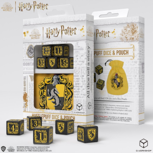 Zestaw kości i mieszek Harry Potter - Hufflepuff