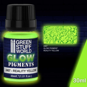 Green Stuff World: Glow pigments - Reality yellow-green