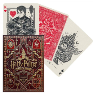 Karty do gry Theory11: Harry Potter Gryffindor - Czerwone