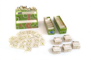 Carcassonne: Początkowy krajobraz 3D + wkładki (organizer)