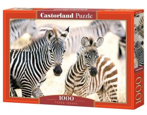Puzzle 1000 Young Zebras