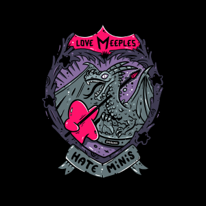 Dice Tray: Love Meeples