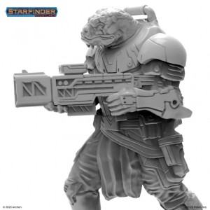 Starfinder Miniatures: Vesk Bodyguard