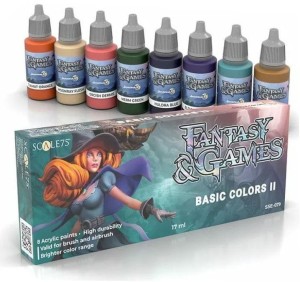 Fantasy & Games - Paint Set - Basic Colors II