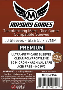 Koszulki na karty Mayday Premium 55x77 mm 50 sztuk