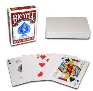Karty do gry Bicycle: Blank Back - czerwone