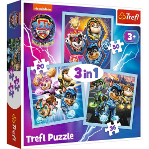 Puzzle Paw Patrol 3in1 - Mighty Pups Power