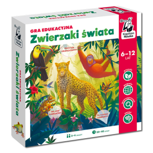 Kapitan Nauka: Zwierzaki świata - Gra edukacyjna