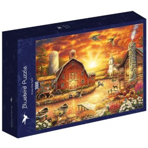Puzzle 1000 Zachód słónca na wsi, Chuck Plisson