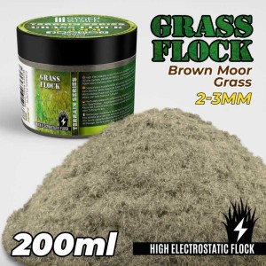 Green Stuff World: Posypka z trawki statycznej 2-3mm - Brown Moor Grass - 200 ml