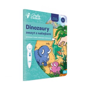 Albik: Zeszyt z naklejkami: Dinozaury 3+