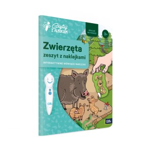 Albik: Zeszyt z naklejkami: Zwierzęta 3+