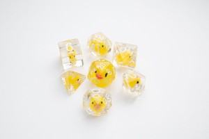Komplet kości Gamegenic: Embraced Series - Rubber Duck