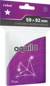 Rebel card sleeves: Standard European Medium (59x92 mm) Aquila 100 pcs