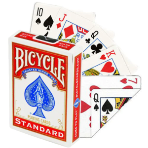 Karty do gry Bicycle: Double face (czerwone pudełko)