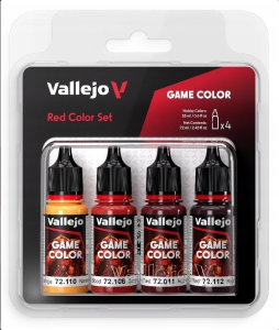Vallejo: Game Color Red Color Set