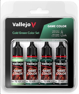 Vallejo: Game Color Cold Green Color Set