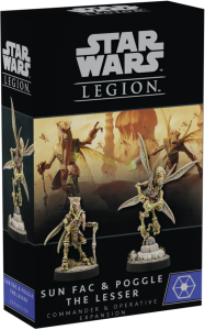 Star Wars: Legion - Sun Fac and Poggle the Lesser - Commander and Operative Expansion