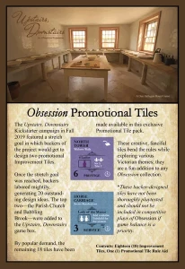 Obsession: Promotional Tiles