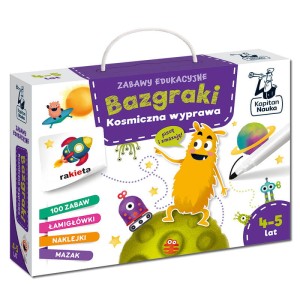 Kapitan Nauka: Zabawy edukacyjne Bazgraki - Kosmiczna wyprawa (4–5 lat)
