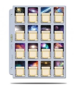 Strona do klasera Ultra-Pro Platinum Series 16 kieszeni Mini American - 41x63mm