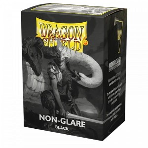 Koszulki na karty Dragon Shield Matte - Black Non Glare V2 - 100 sztuk
