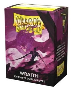 Dragon Shield card sleeves: Matte - Dual Sleeves Wraith - 100 pcs