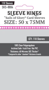 Koszulki na karty Sleeve Kings 50x75 mm 110 sztuk