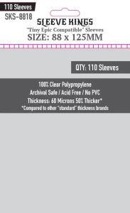 Koszulki na karty Sleeve Kings Tiny Epic 88x125 mm 110 sztuk