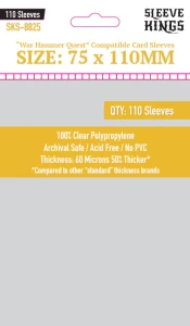 Koszulki na karty Sleeve Kings 75x110 mm 110 sztuk