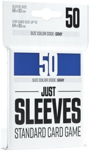 Koszulki na karty Gamegenic: Just Sleeves (66 x 92 mm) 50 sztuk - Blue