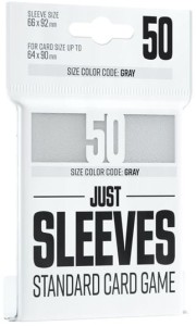 Koszulki na karty Gamegenic: Just Sleeves (66 x 92 mm) 50 sztuk - White