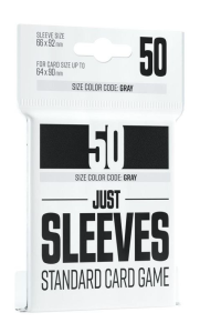 Koszulki na karty Gamegenic: Just Sleeves (66 x 92 mm) 50 sztuk - Black