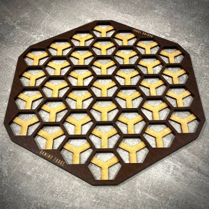 Plansza gry do Neuroshima Hex - maxi HDF wenge