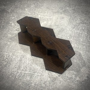 Stojak na żetony do Neuroshimy HEX - HDF wenge