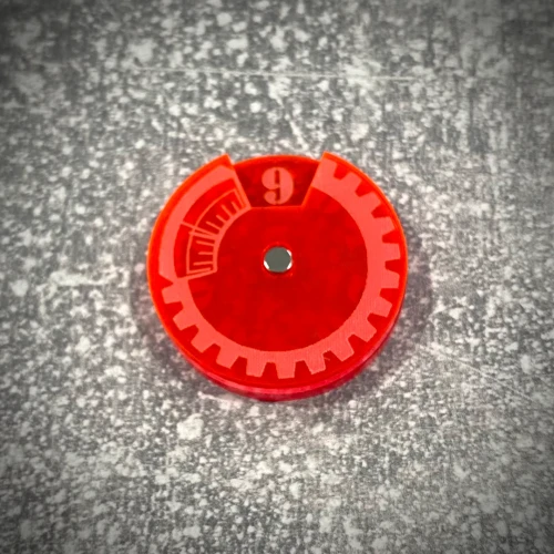 Licznik-Dial-0-9,-kolor-Czerwony-Fluo.webp