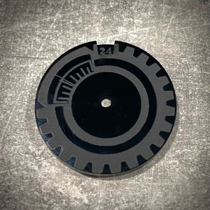 Licznik / dial do gier 1-24 - lity czarny