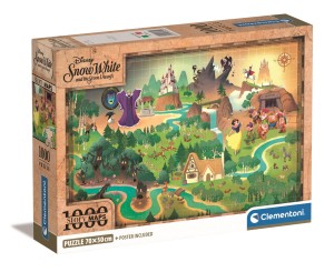 Puzzle 1000 Compact Story Maps Snow White