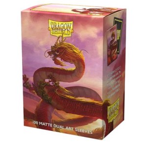 Dragon Shield card sleeves: Matte Dual - Year of the Wood Dragon 2024 - 100 pcs