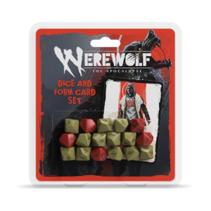 Werewolf: The Apocalypse 5th Edition dice/Form Card Set