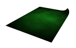 Mata gumowa jednostronna: Zielony dym 47"x31,5" / 120cm x 80cm