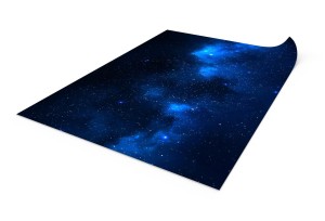 Mata gumowa jednostronna: Błękitna Mgławica 47"x31,5" / 120cm x 80cm
