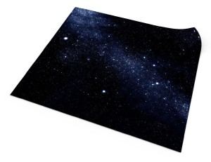 Mata gumowa jednostronna: Droga mleczna 36"x36" / 91,5x91,5 cm
